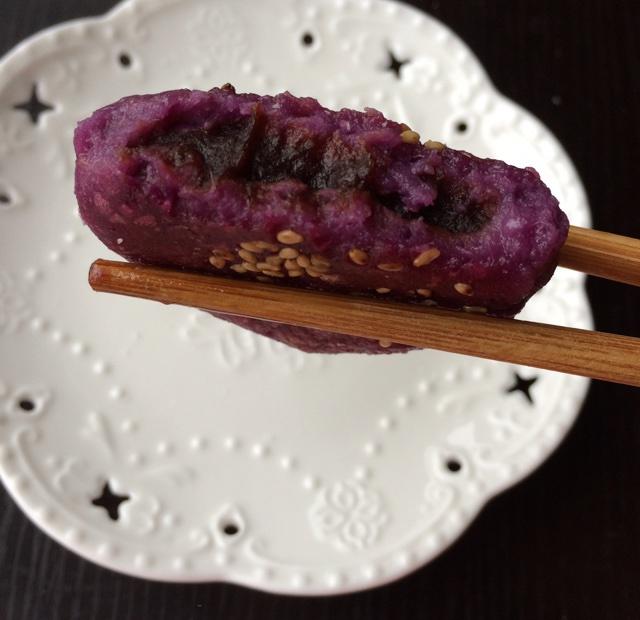 紫薯糯米餅（豆沙餡兒）的做法 步骤11