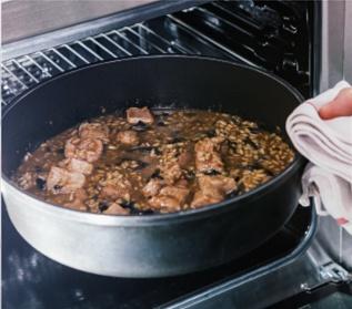 伊比利亞黑毛豬頸肉燴飯配法國黑喇叭菌的做法 步骤7