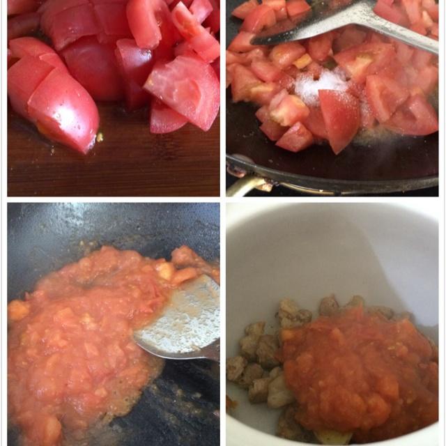 超級美味番茄牛腩（純番茄不用番茄醬版）的做法 步骤3