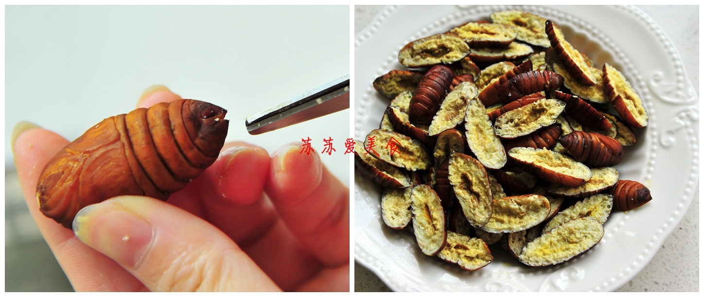 秋季江湖上最銷魂的下酒菜【干煸蛹】的做法 步骤3