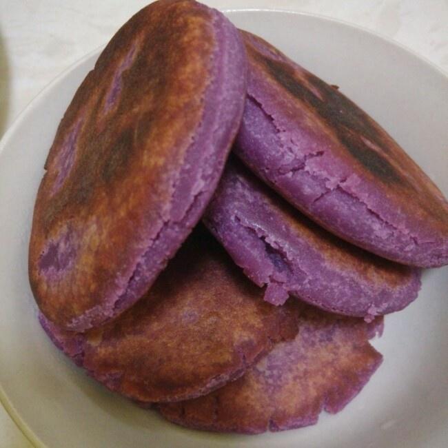 紫薯米餅的做法 步骤3