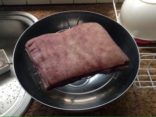 烤紅酒豬腩配蒜香面包的做法 步骤6