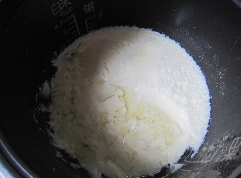 咸豆腐花（豆漿機加電飯煲）的做法 步骤4