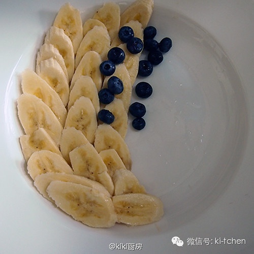 ❝kiki廚房❞ 早餐 藍莓香蕉優格的做法 步骤4