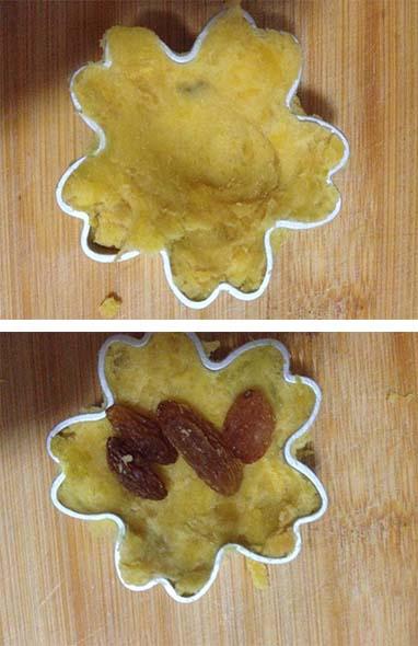 櫻花紅薯糕——史上最文藝紅薯吃法的做法 步骤3