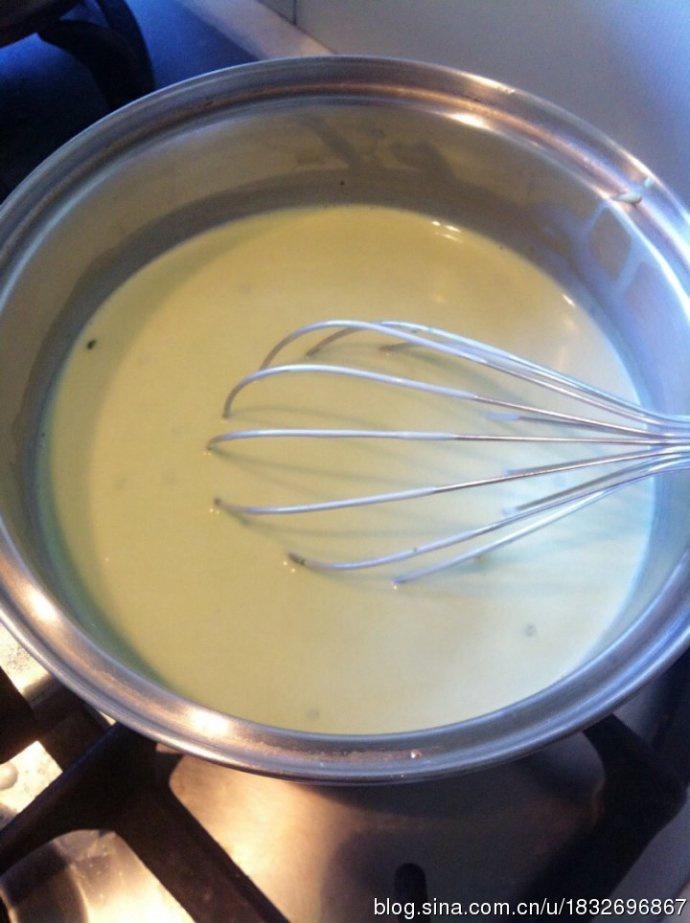 綠茶口味意式奶凍－Green tea panna cotta的做法 步骤4