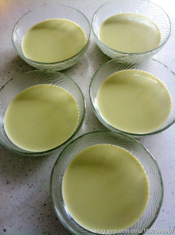 綠茶口味意式奶凍－Green tea panna cotta的做法 步骤9