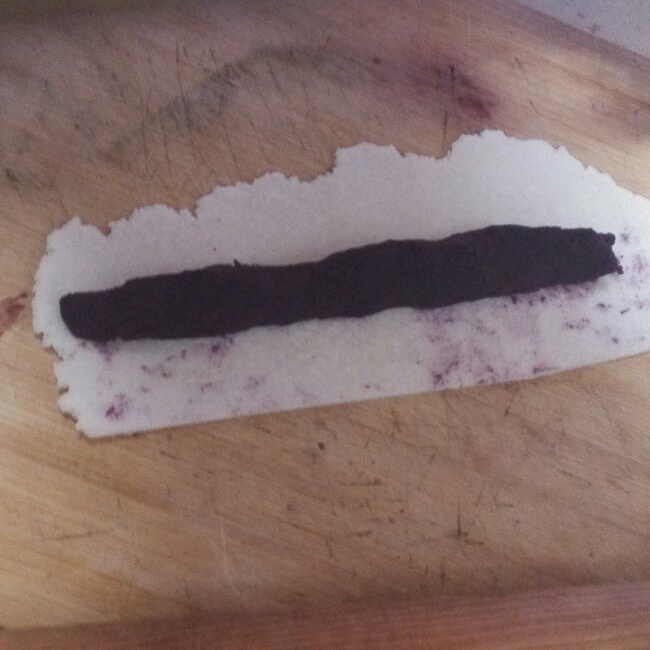 西米粉小點心∼水晶紫薯卷（簡約版）的做法 步骤6
