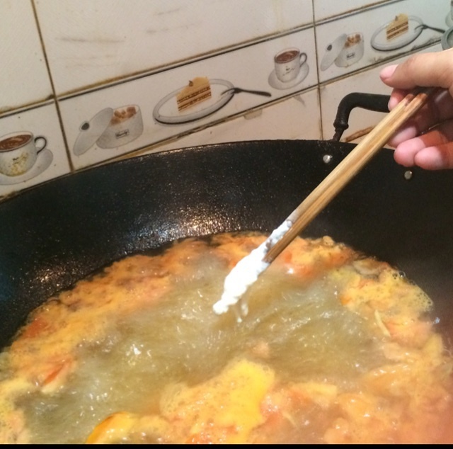 老丁的私房菜-面疙瘩湯的做法 步骤7
