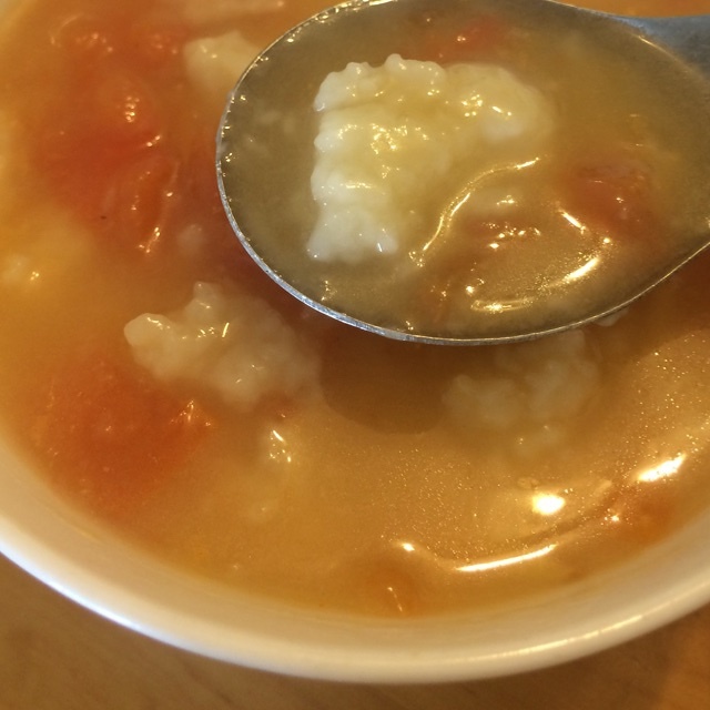 老丁的私房菜-面疙瘩湯的做法 步骤10