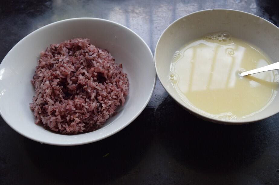 豆漿紫米飯的做法 步骤1
