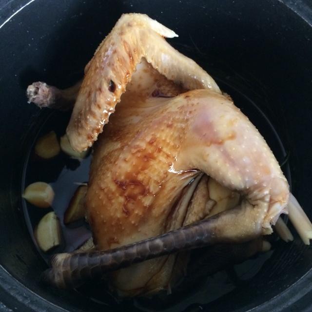 電飯鍋三杯雞的做法 步骤2
