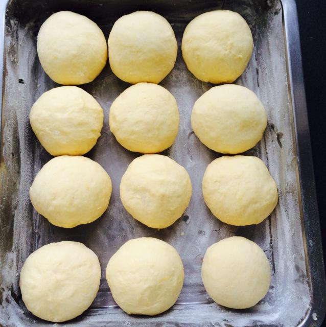 南瓜（椰蓉）軟面包的做法 步骤8
