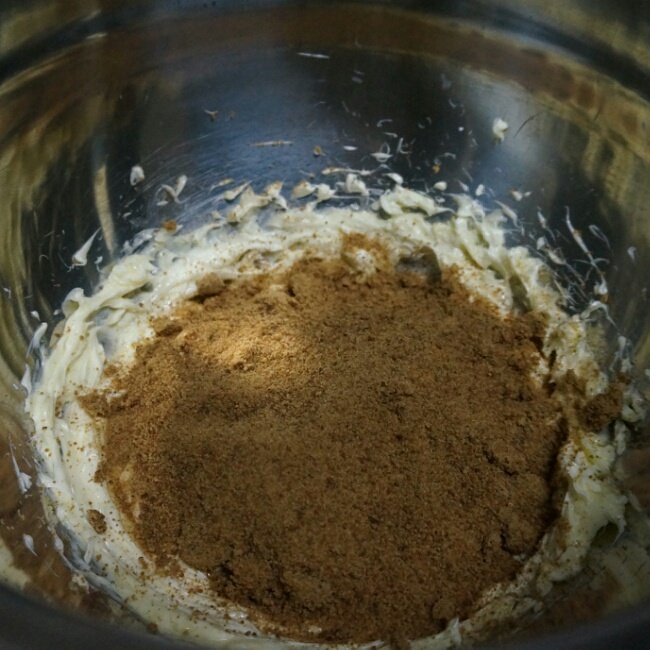 火山果仁花糖燕麥餅干的做法 步骤3