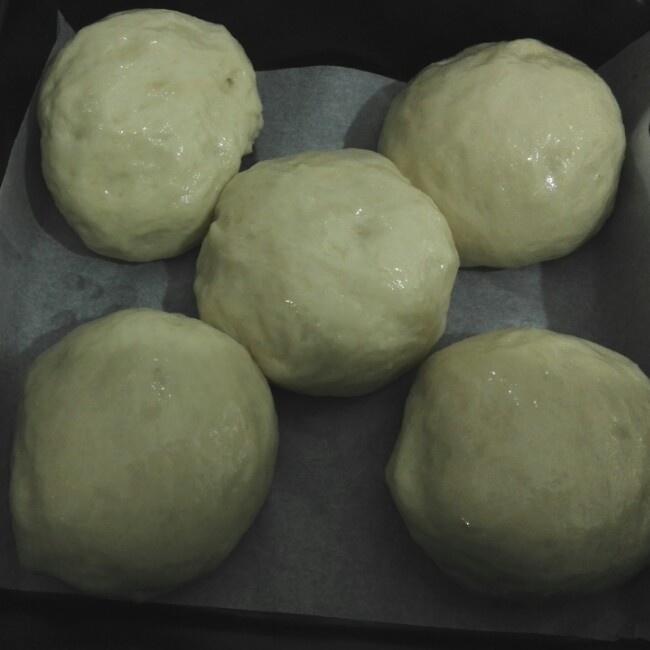 面包機+烤箱版面包（湯種）的做法 步骤6