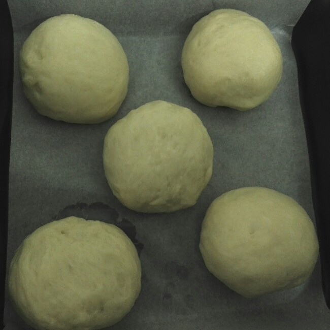 面包機+烤箱版面包（湯種）的做法 步骤5
