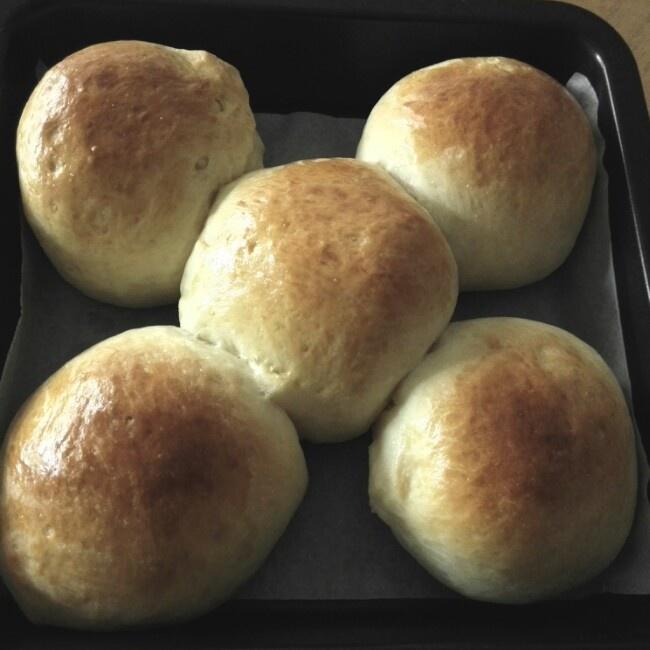 面包機+烤箱版面包（湯種）的做法 步骤7