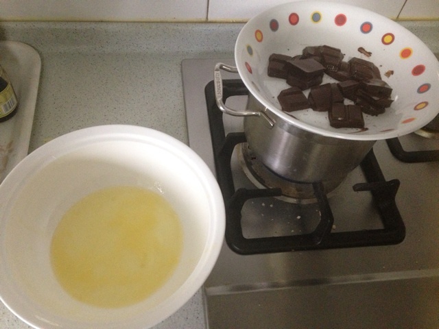 巧克力慕斯chocolate mousse〜的做法 步骤2