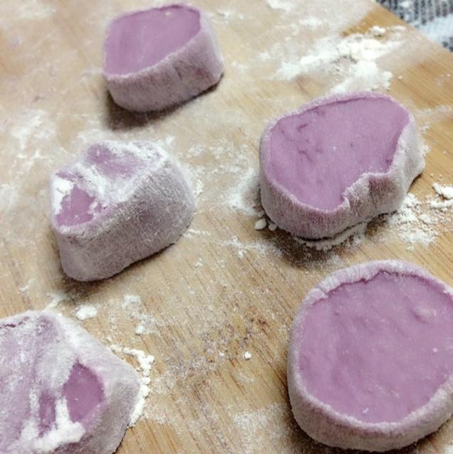 特色紫薯饅頭的做法 步骤4