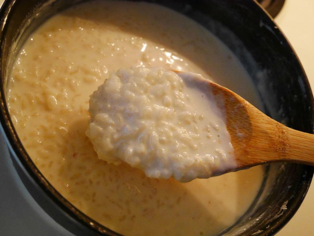 奶香米粒布丁搭配檸檬糖水桃子的做法 步骤8