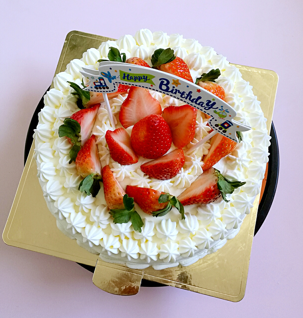 奶油水果裝飾蛋糕的做法 步骤3
