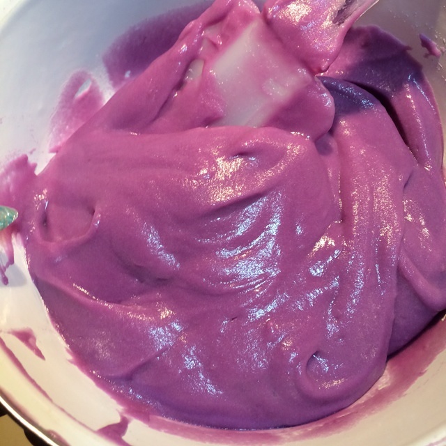 櫻花雙色紫薯慕斯的做法 步骤8