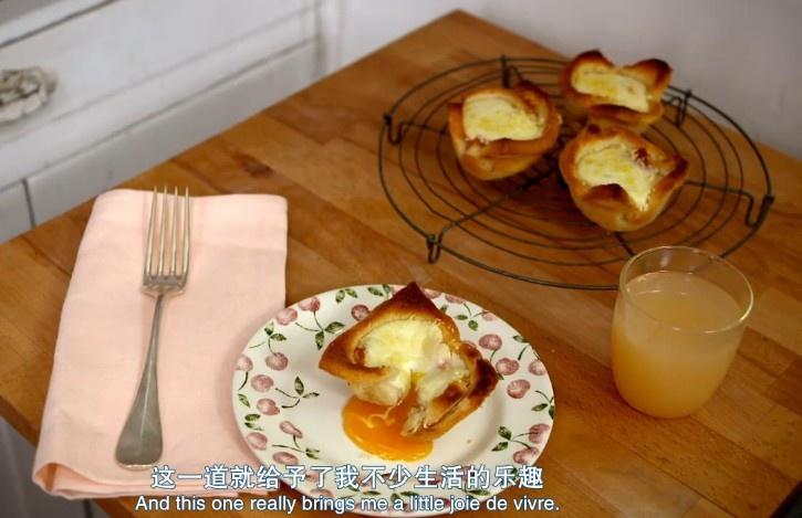 【Rachel khoo】熱三明治馬芬（Croque Madame Muffins）的做法 步骤10
