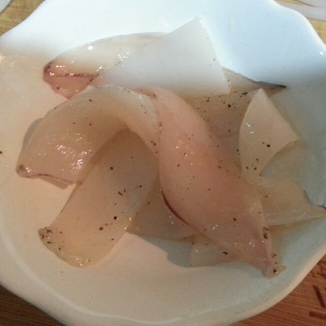 香煎魷魚配地中海風味醬的做法 步骤7