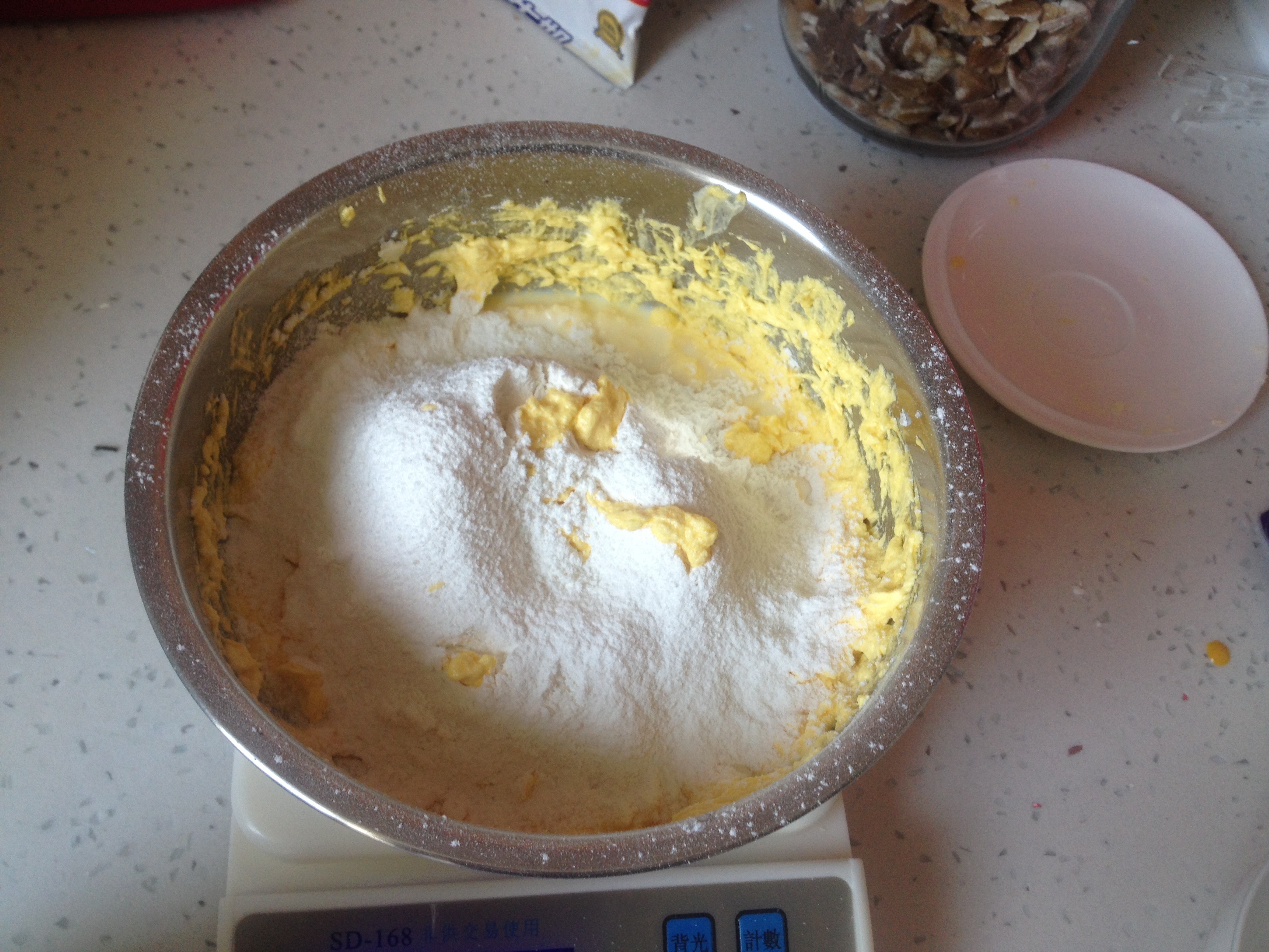 重油輕乳酪磅蛋糕（不用泡打粉）的做法 步骤7