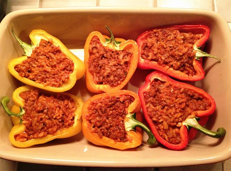 Beef Chilli Stuffed Peppers 意式碎牛肉釀彩椒的做法 步骤10