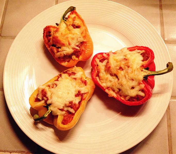 Beef Chilli Stuffed Peppers 意式碎牛肉釀彩椒的做法 步骤12