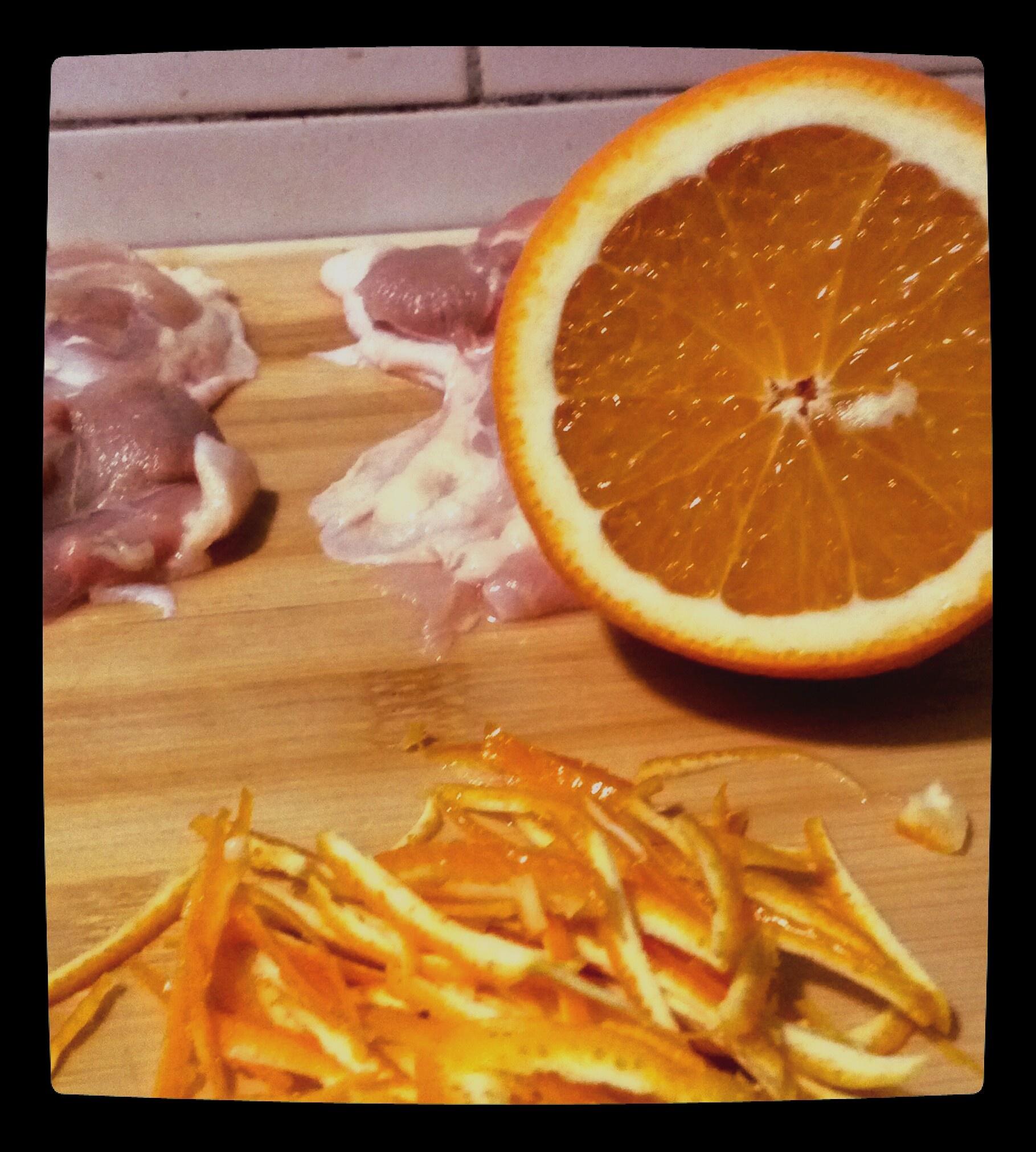 女巫ソ橙香烤雞腿的做法 步骤2