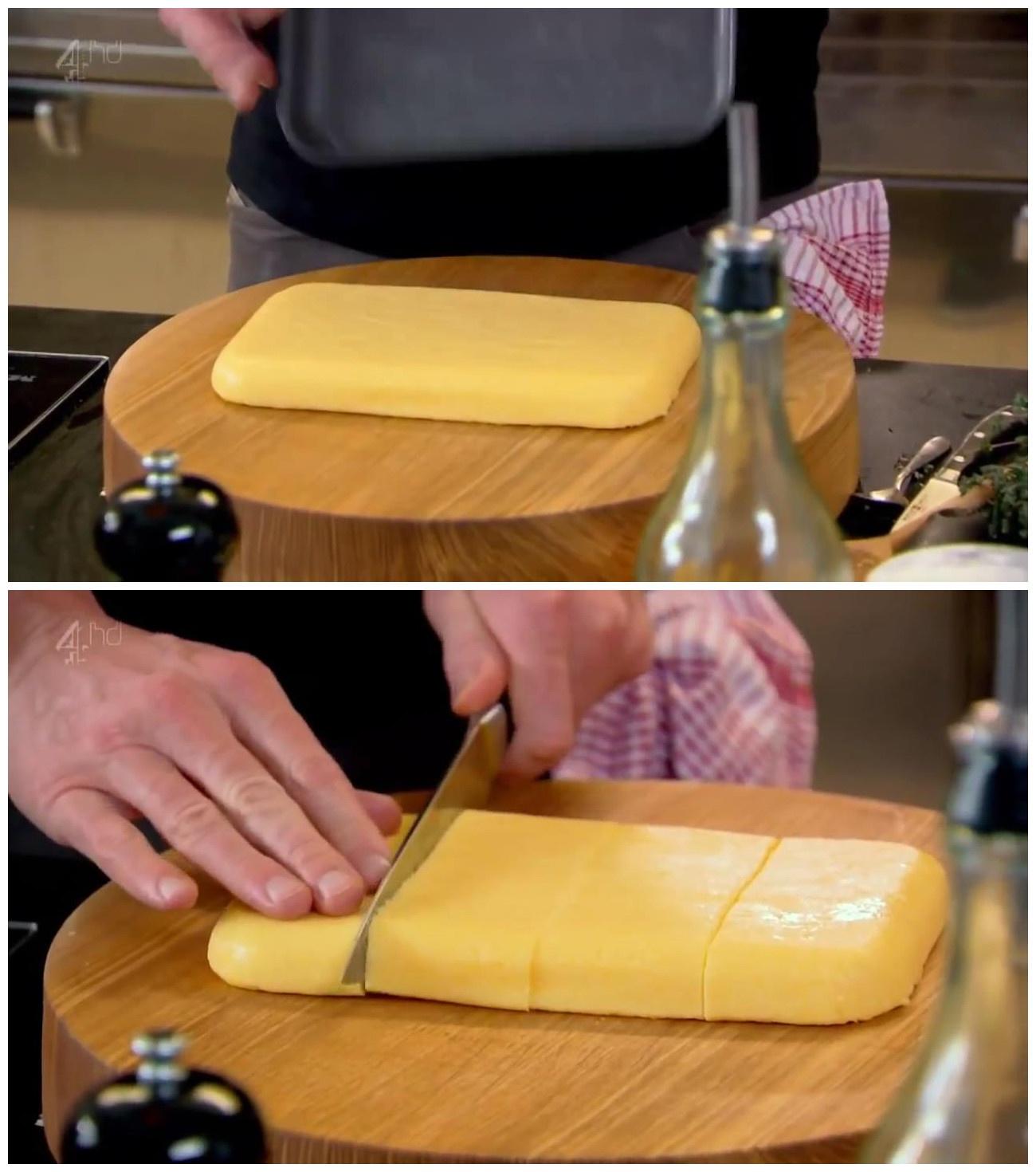 【Gordon的家庭烹飪】煎意式玉米餅配烤番茄羊奶酪的做法 步骤8