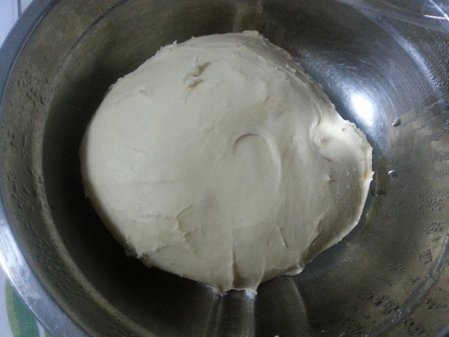 冷藏中種北海道吐司（面包機和烤箱配合制作）的做法 步骤2