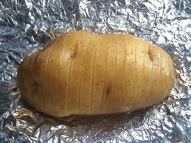 培根風琴烤土豆的做法 步骤4