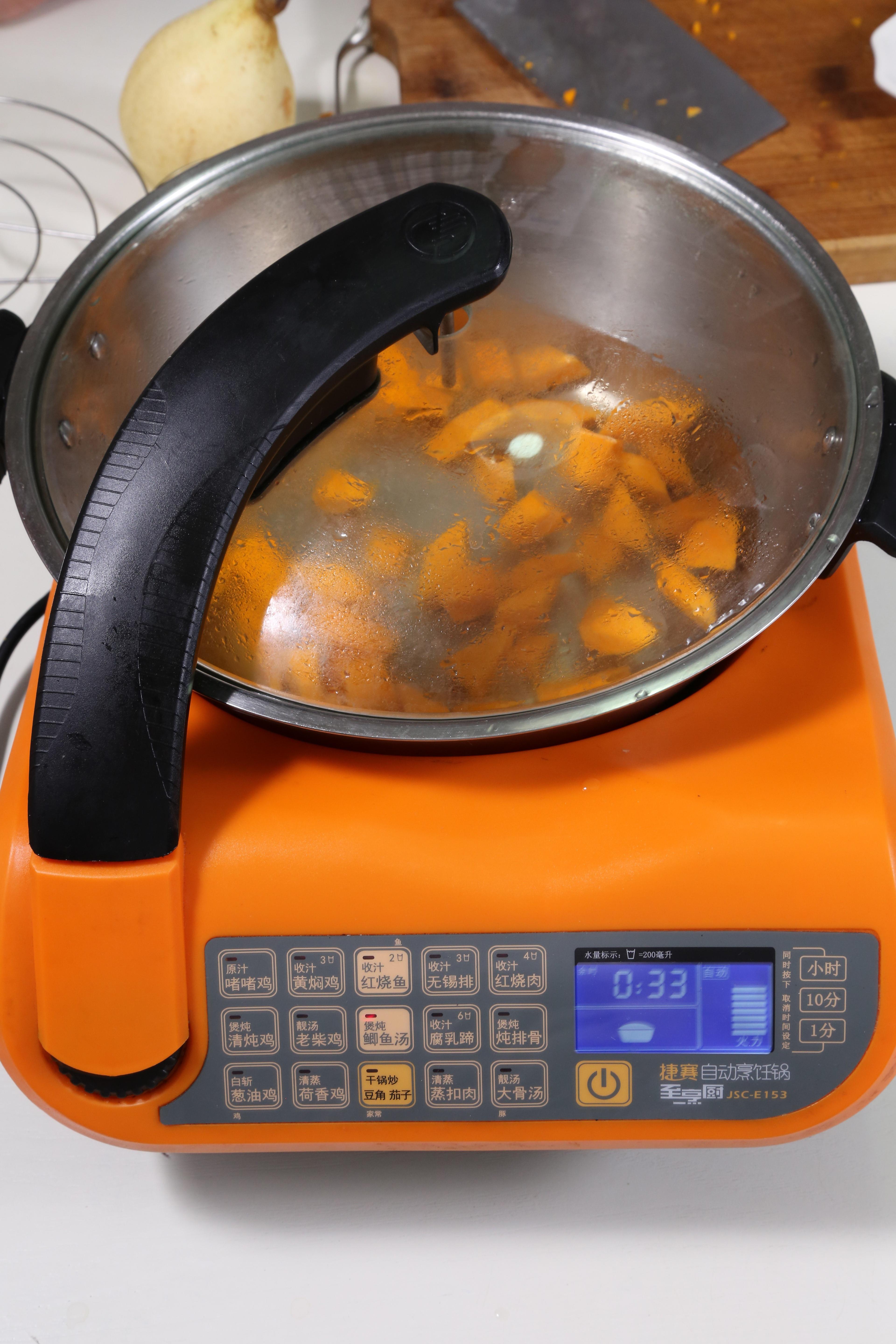 南瓜百合湯—捷賽私房菜的做法 步骤3