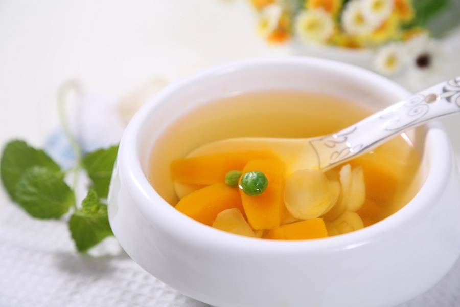 南瓜百合湯—捷賽私房菜的做法 步骤4