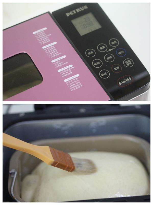 面包機做面包的方法（自制紫薯土司）的做法 步骤12