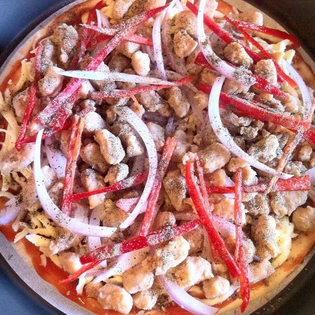 辣味黑椒牛肉時蔬披薩的做法 步骤4