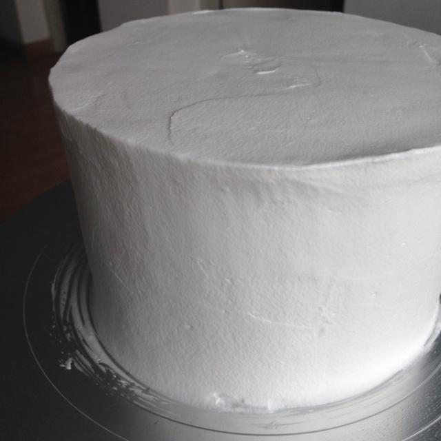 裱花蛋糕之抹面的做法 步骤8