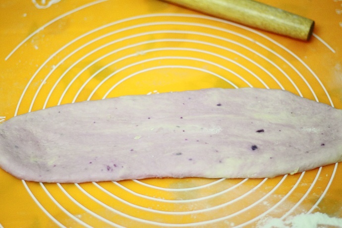 奶香紫薯土司的做法 步骤3