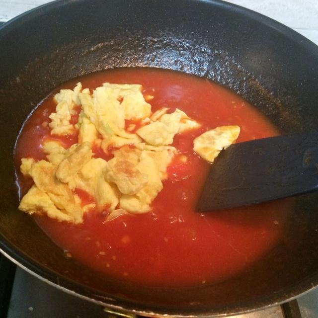 營養、健康、易做的番茄炒蛋（適合家有小朋友的，非常好下飯）的做法 步骤13