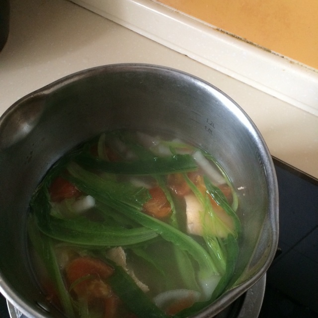 寶寶輔食之三文魚菠菜面條的做法 步骤4