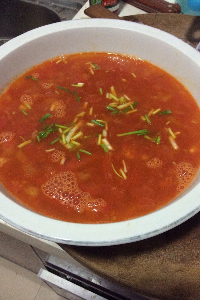 開胃西紅柿湯的做法 步骤2
