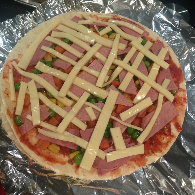 超簡易卷餅披薩的做法 步骤5