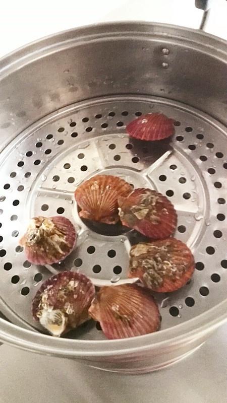 吃不夠的小海鮮---清蒸扇貝的做法 步骤3
