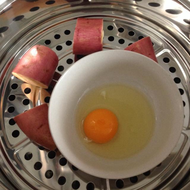 懶人早餐 | 紅薯雞蛋的做法 步骤3