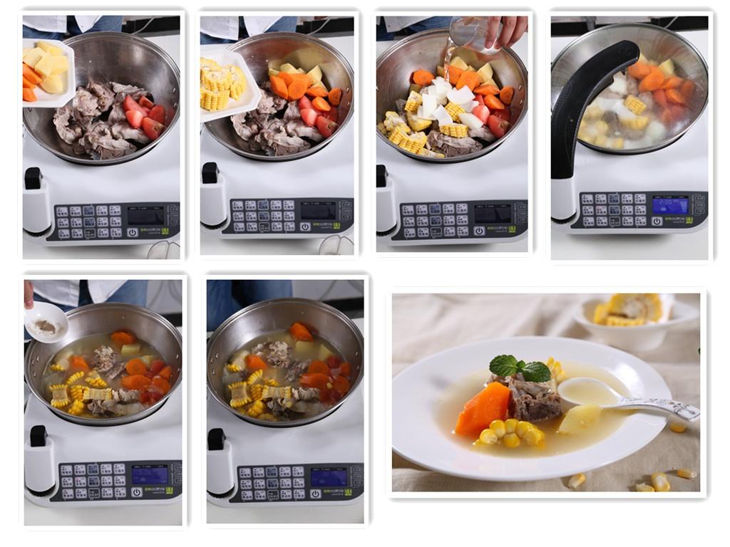 自動烹飪鍋簡單做ABC湯—捷賽私房菜的做法 步骤5
