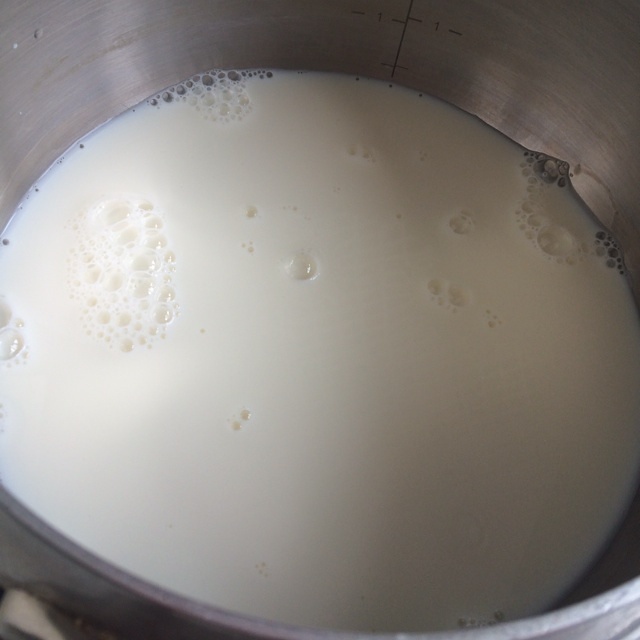 紫薯牛奶麥片粥的做法 步骤2