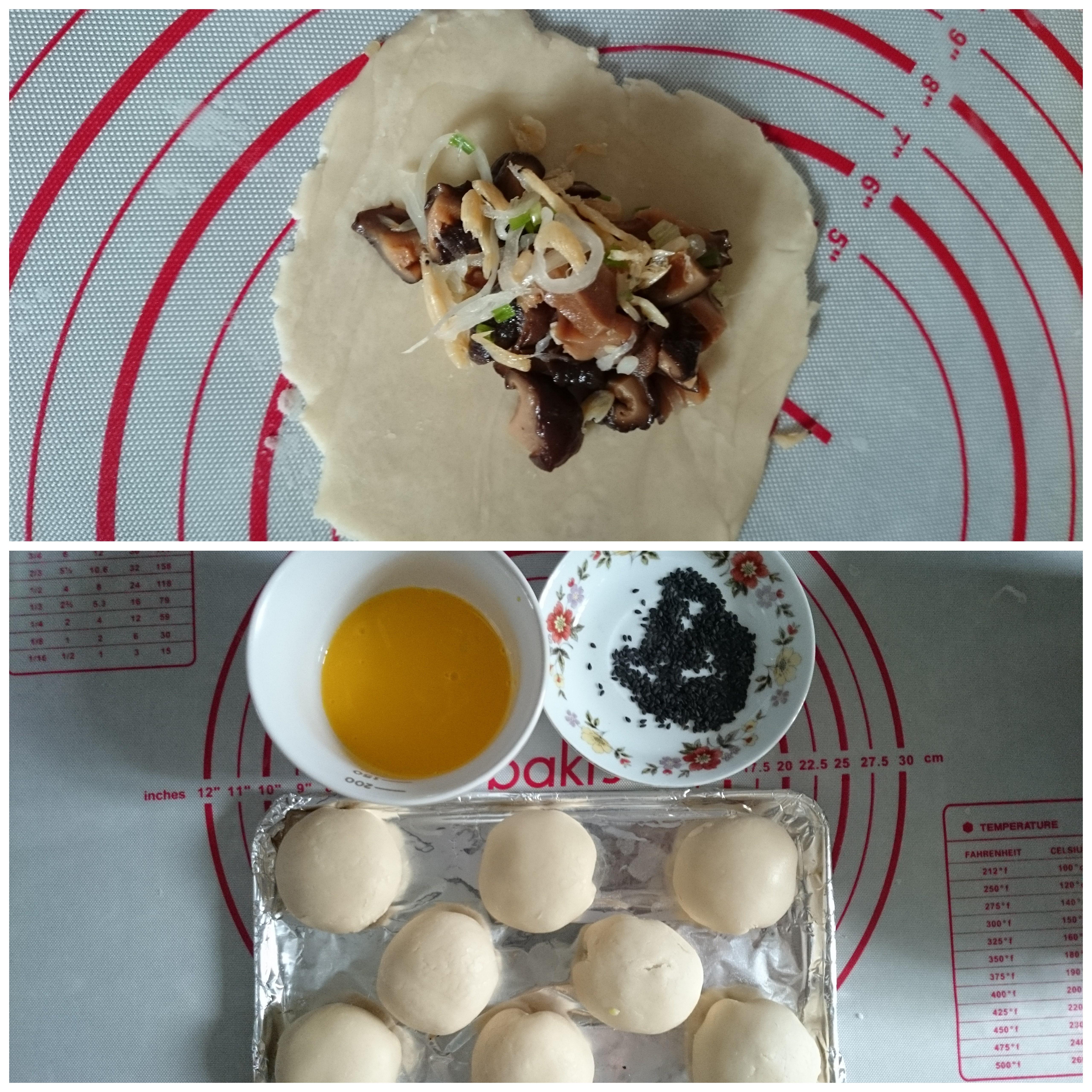 蘿卜絲香菇蝦皮酥餅的做法 步骤11